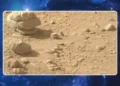 Strange stacked stones on Mars NASA